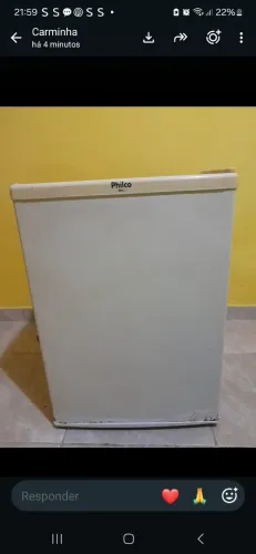 Vendo frigobar Philco