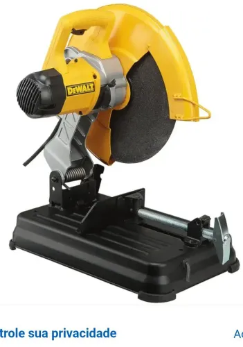 Serra corte DeWalt 220v semi nova 