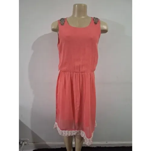 Vestido feminino rose 
