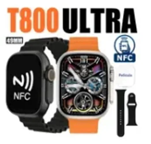Novo Relógio Ultra 10 NFC Inteligente T800 Ultra 3 MAX Série 10 Bússola 2.2 Tela 49mm Andr