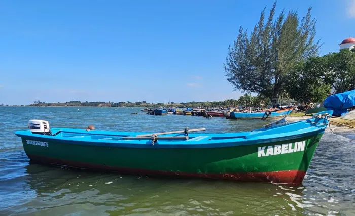 Barco com motor Johnson 25HP