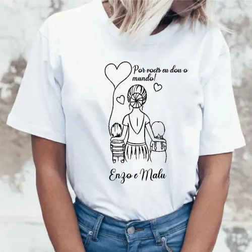 Blusas estampadas de serigrafia 