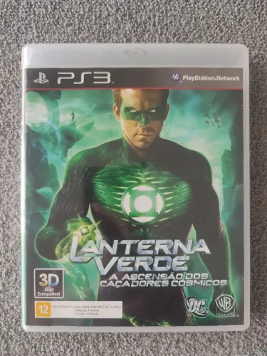 Lanterna Verde PS3 - Jogo Raro! - Lanterna Verde: a Ascensão dos Caçadores Cósmicos PS3