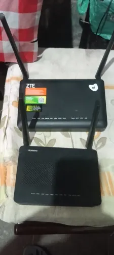 Roteador fibra óptica Huawei e ZTE....