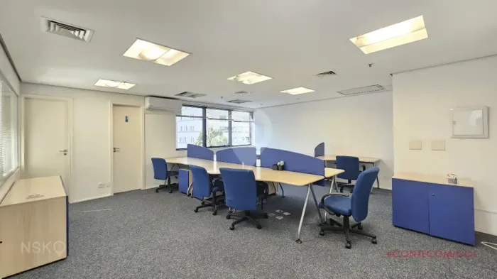 Sala comercial mobiliada para alugar - 70m² - 2 salas - Itaim Bibi - NSK3 Imóveis - Cod.60