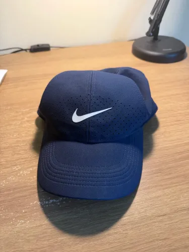 Boné Nike Azul-Marinho Original - Swoosh Branco