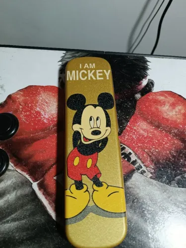 Estojo de metal Mickey original Disney anos 90