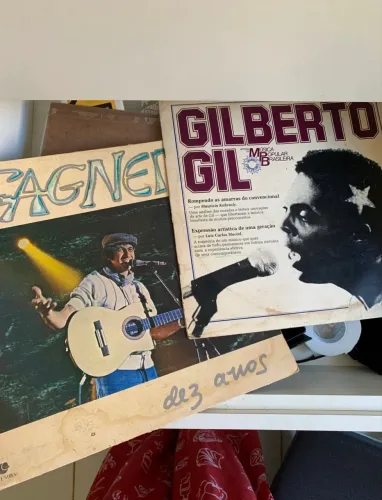 Disco vinil gilberto gil e fagner