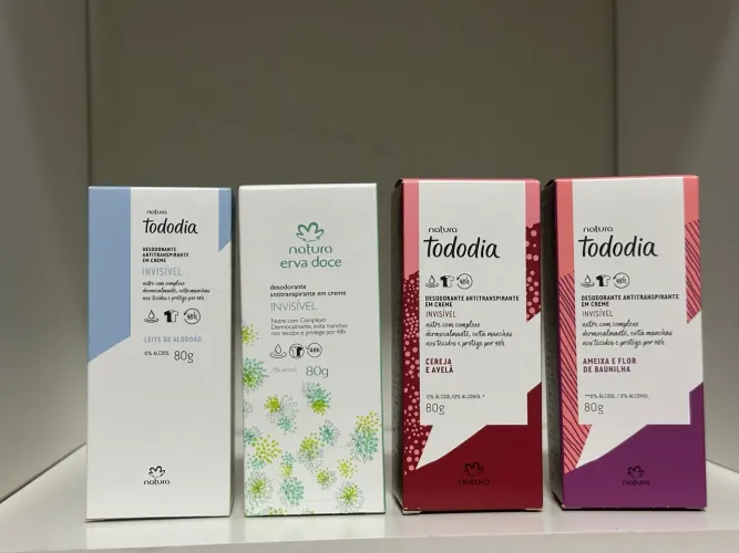 Desodorantes em creme Natura Tododia -