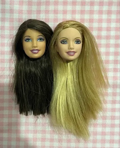 Cabeça Barbie luciana princesa da ilha + 1 cabeça