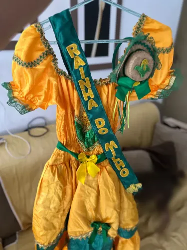 Vestido Rainha do Milho - Aluguel