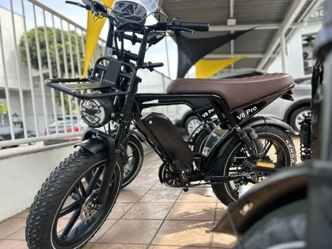 Bicicleta elétrica V8 pro modelo 2026 apenas 7.399 ou Parcelado EM ATÉ 24x VISA