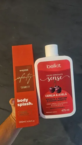 Kit body splash wepink + hidratante belkit