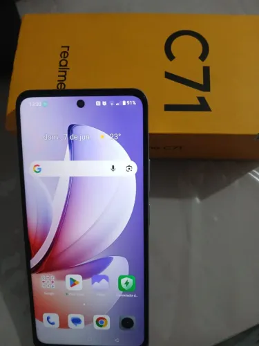 Celular realme c71, com carregador original, 2 meses de uso
