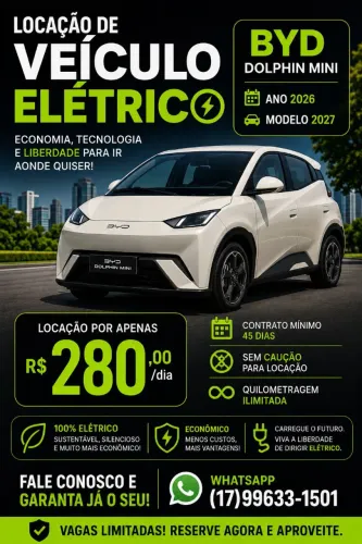 LOCAÇÃO VEÍCULO ELÉTRICO