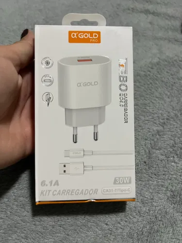 Carregador Turbo 6.1a 30w Usb Tipo C