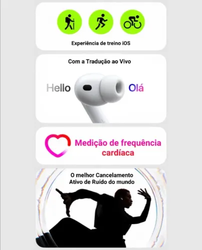 Apple AirPods Pro 3 - Lançamento 2026 - Lacrado