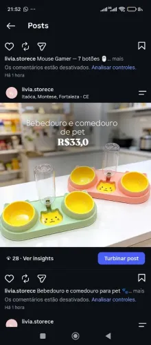 Bebedouro e comedouro para pet