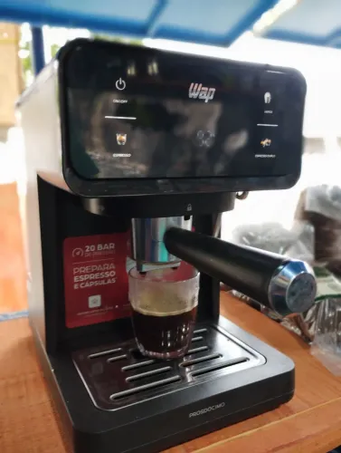 Cafeteira Espresso Digital WAP Aroma Prime Prosdócimo WCM20 + Acessórios 