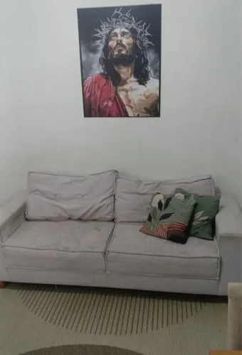 Sofá Confortável 3 Lugares