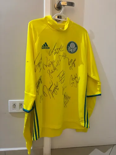 Camisa do Palmeiras autografada