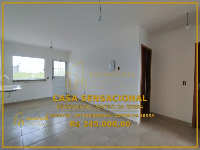 Residencial Centro da Serra: Sua nova casa com 2 quartos e financiamento facilitado!