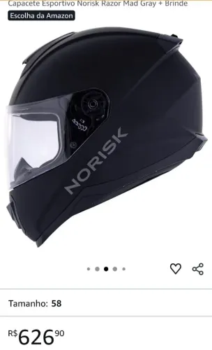 Capacete Norisk Razor Mad Gray |N58