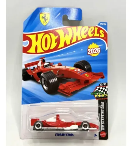 2x Hot Wheels Ferrari F2004