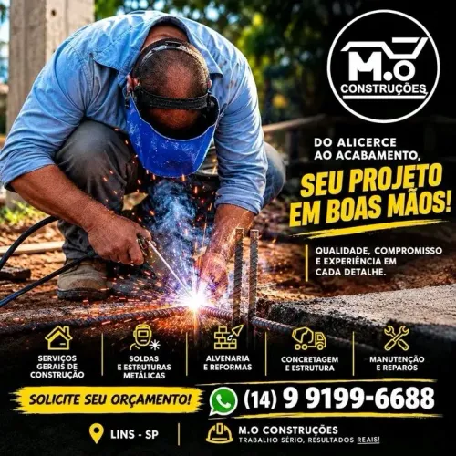 M.o construções Lins interior de São Paulo
