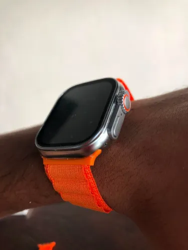 Smartwatch Com Duas Pulseiras Ultra LaranjaT10 Novo na Caixa
