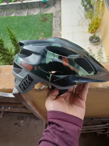Capacete ciclismo fox original tamanho G