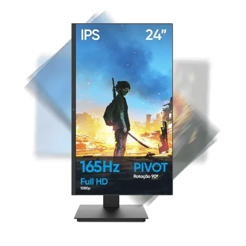 Monitor Gamer IPS 24" 165Hz Full HD Órbita OX