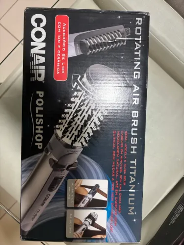 Escova Rotating Air Brussh Titanium da Polishop