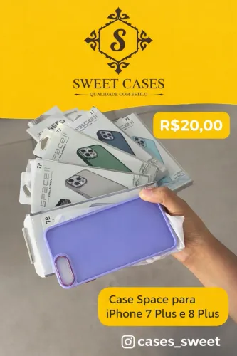 Case Capa Capinha Space iPhone 7 Plus iPhone 8 Plus