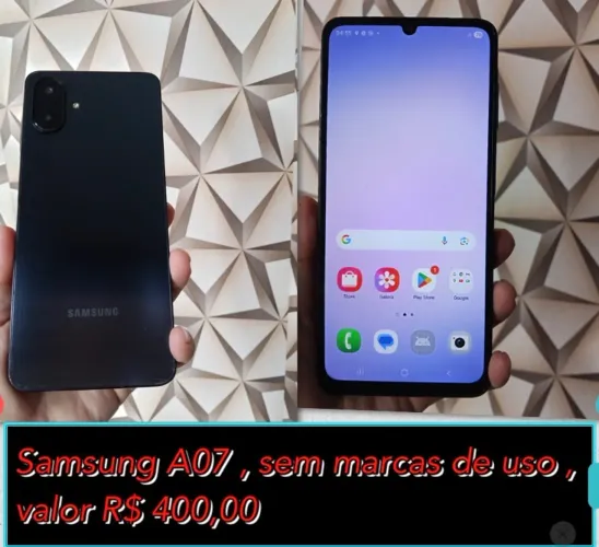 Vende-se celular sansung A07