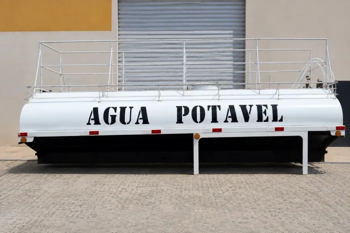 Tanque pipa água potável 10.000 litros