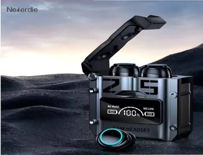 ? Fone Bluetooth Gamer TWS com Display Digital e Power Bank ?