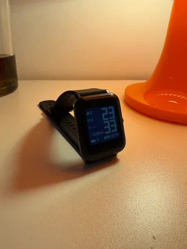 smartwatch amazfit bip a1608 preto relógio