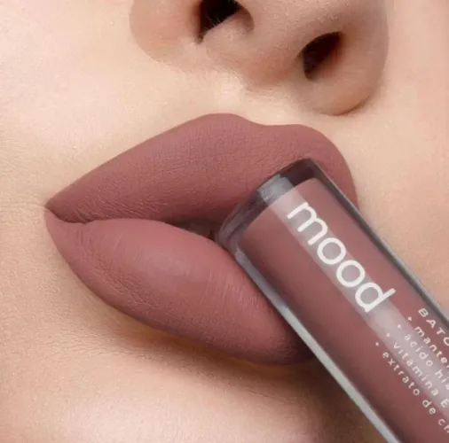Batom Liquido Ruby Rose Mood Nude (10 Empathy)