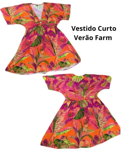 Vestido curto Farm - G
