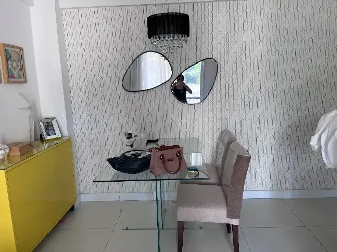 Tampo de mesa de vidro