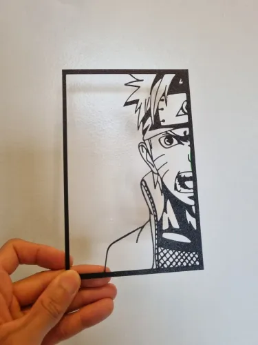 Kit Naruto 3 peças Arte de parede, Arte de Mesa