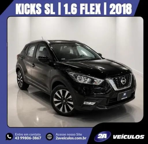 Nissan Kicks SL 1.6 16V Flexstar 5P Aut. 2018