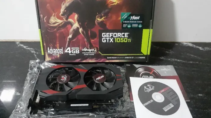 Placa de vídeo NVIDIA ASUS GTX 1050Ti 4GB GGDR5
