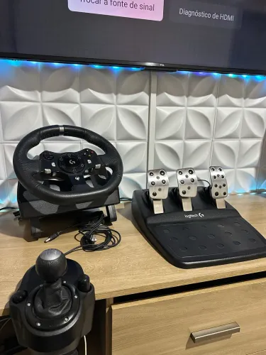 Vendo ou Troco Kit Volante Logitech G920 Completo