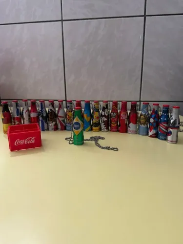 Mini Garrafinhas Coca Cola - Copa 2014 - COLEÇÃO COMPLETA