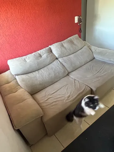 SOFA CAMA USADO - Bom estado, retirada no São Braz 