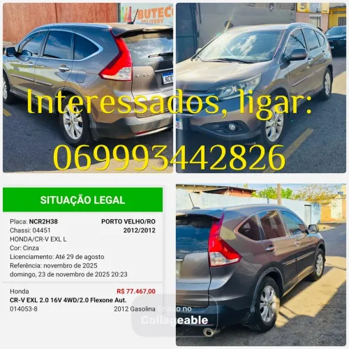 Honda CR-V EXL 2.0 16V 4wd/2.0 Flexone Aut. 2012