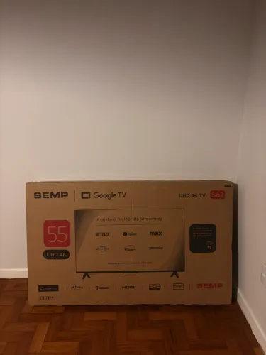 TV 55 Polegadas NA CAIXA 60Hz SEMP