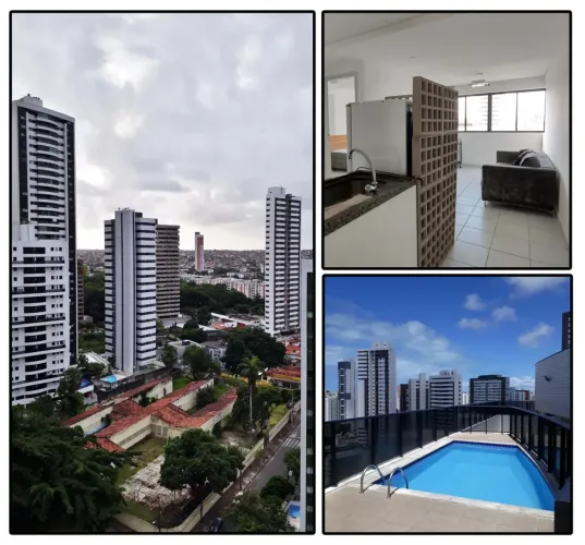 Jaqueira - Flat, Apto 1 quarto